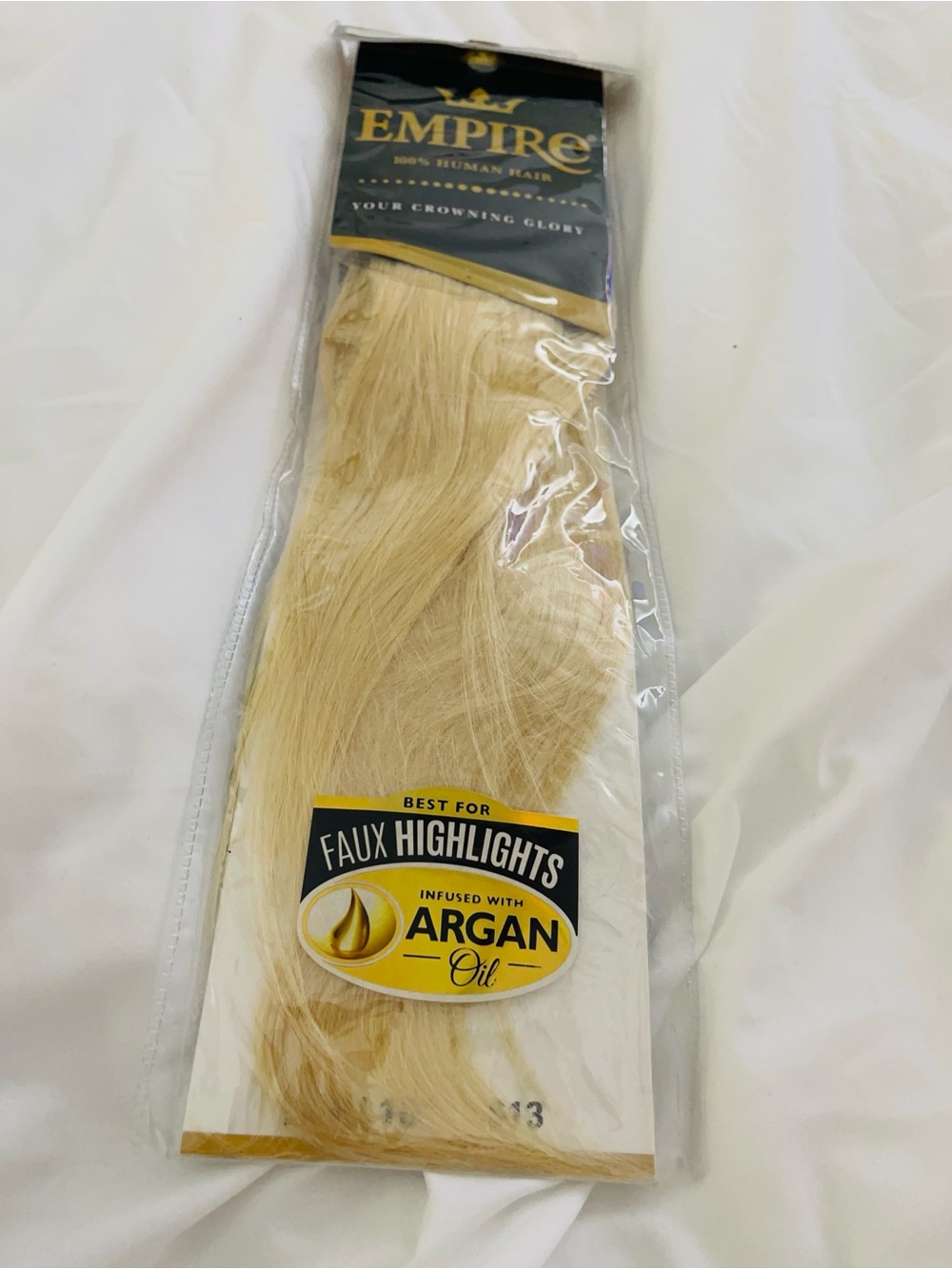 1 pk EMPIRE | Blonde Faux Highlights Hair Extension - Infused with Argan Oil